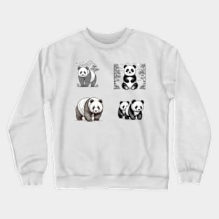 Panda Dream - Dreamy Artwork for Wildlife Admirers Crewneck Sweatshirt